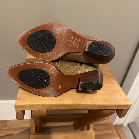 Free People Brown Leather Ankle Boots - Picture 6 of 10